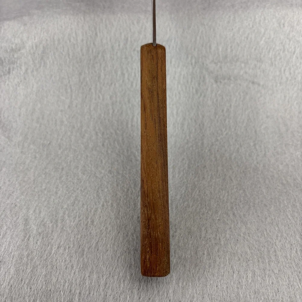 Vtg Northcraft Japan SS Full Extended Tang 2 Prong Carving Fork Acier Inoxydable